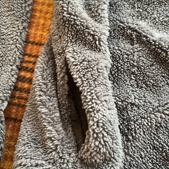 Chicago Bulls gray fleece Jacket - Picture 4 of 5